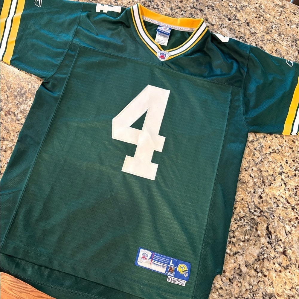 🏈Reebok Brett Favre Stitched Jersey